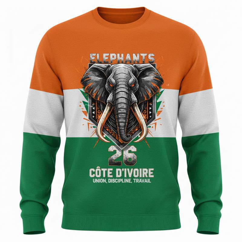Elephants Côte d'Ivoire Sweater